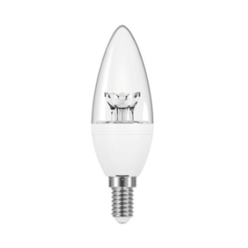 لامپ شمعی شفاف ال ای دی 6 وات E14 افق